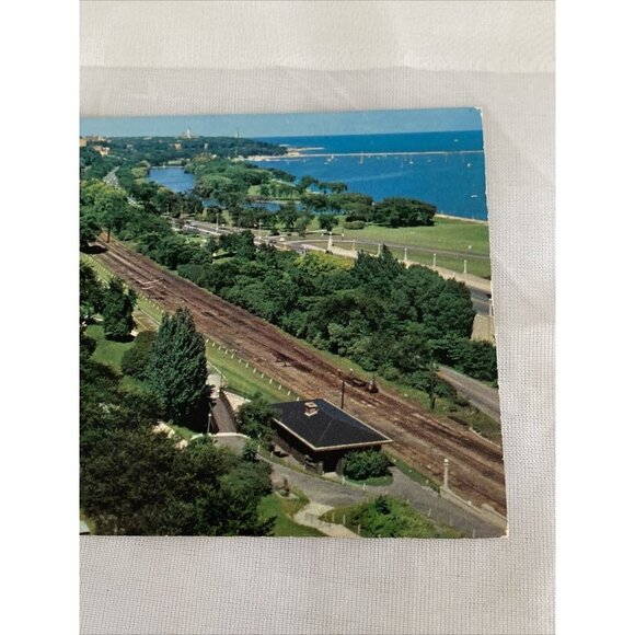 Vintage Postcard View of the Lake Front Milwaukee Bay Wisconsin Unposted - Picture 5 of 9
